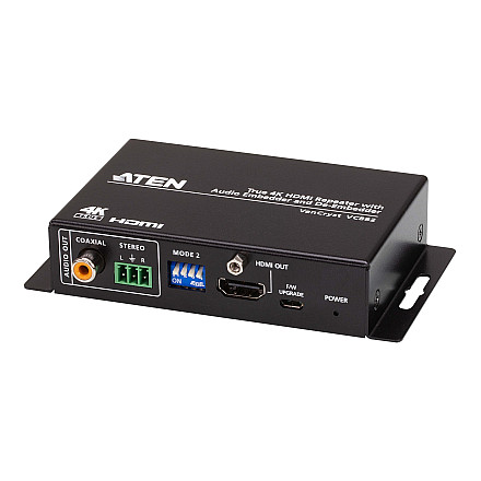 Aten VC882 True 4K HDMI Repeater with Audio Embedder & De-Embedder - 1