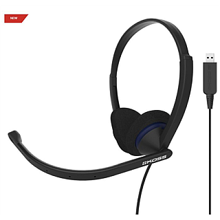 Koss | CS200 USB | Навушники | Przewodowe | Nauszne | Z mikrofonem | чорні