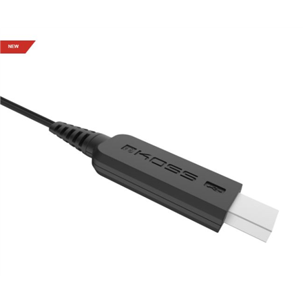 Koss | SB42 USB | Słuchawki | Przewodowe | Nauszne | Mikrofon | Czarny/Szary - 2