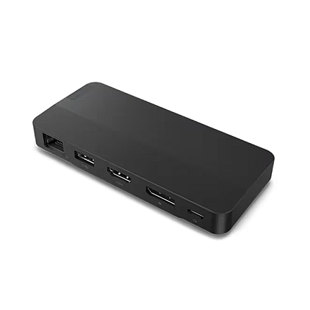 Lenovo USB-C Dual Display Travel Dock with Adapter - 2
