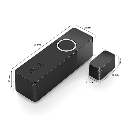 Philips Hue Contact sensor, 2pcs pack, Black - 3