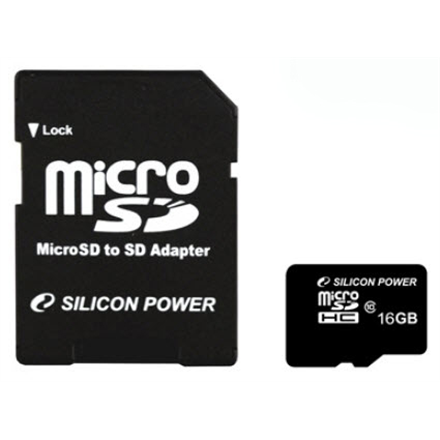 Памʼять Flash Silicon Power 16 GB MicroSDHC Klasa 10 - 2