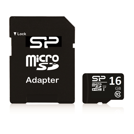 Памʼять Flash Silicon Power 16 GB MicroSDHC Klasa 10 - 1
