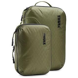Thule compression cube set компресійна упаковочна сумка, набір малий/середній м'яка зелень