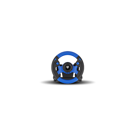 Steering wheel for game Genesis Seaborg 350 | blue-black | racing wheel - 4