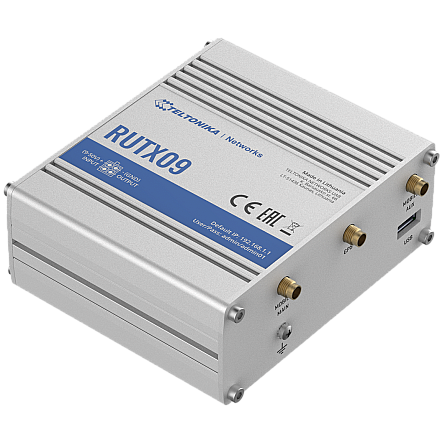 Durable industrial LTE-A Cat6 router RUTX09 No Wi-Fi - 2