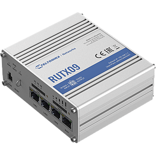 Durable industrial LTE-A Cat6 router RUTX09 No Wi-Fi