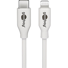 Goobay | Lightning - kabel USB-C do ładowania i synchronizacji | USB-C do Lightning Apple Lightning męski (8-stykowy) | USB-C męski