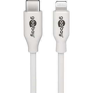 Goobay | Lightning - kabel USB-C do ładowania i synchronizacji | USB-C do Lightning Apple Lightning męski (8-stykowy) | USB-C męski