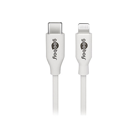 Goobay | Lightning - kabel USB-C do ładowania i synchronizacji | USB-C do Lightning Apple Lightning męski (8-stykowy) | USB-C męski - 3