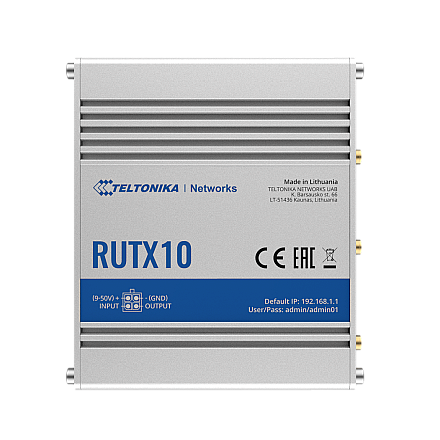 Industrial router RUTX10 802.11ac 867 Mbit/s - 3
