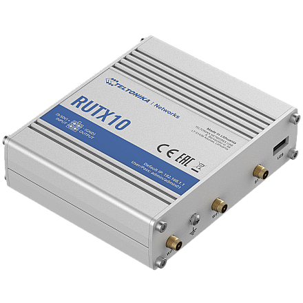 Industrial router RUTX10 802.11ac 867 Mbit/s - 2