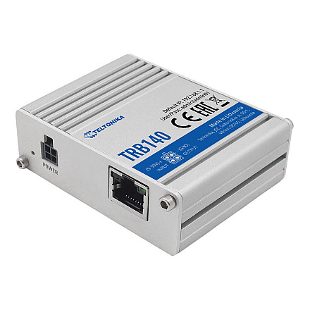 Teltonika TRB140 LTE маршрутизатор: Без WiFi, 4G, SIM, порт Ethernet, Micro USB - 4