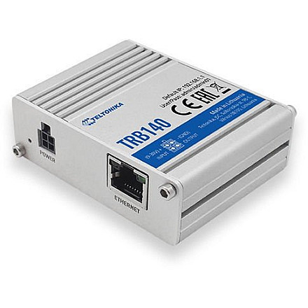 Teltonika TRB140 LTE маршрутизатор: Без WiFi, 4G, SIM, порт Ethernet, Micro USB - 1