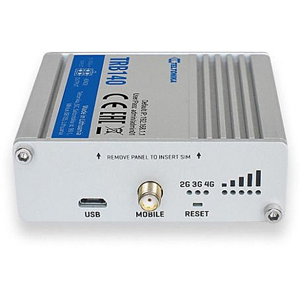 Teltonika TRB140 LTE маршрутизатор: Без WiFi, 4G, SIM, порт Ethernet, Micro USB - 3