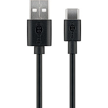 Kabel USB 2.0 Goobay 59122 (USB-C™ do USB A), czarny | Goobay | USB-C do USB-A