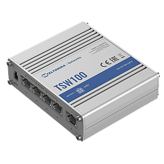 Teltonika Промислова POE+ комутатор TSW100 Некерований