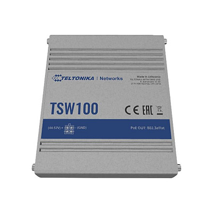Teltonika Промислова POE+ комутатор TSW100 Некерований - 6