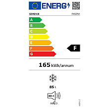 Gorenje Морозильник F492PW Клас енергоефективності F