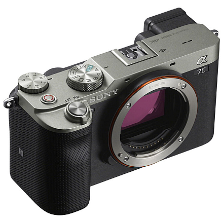 Sony Alpha A7C повнокадровий безлюстерковий фотоапарат із змінними об'єктивами, корпус, срібний - 2