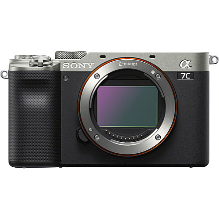 Sony Alpha A7C повнокадровий безлюстерковий фотоапарат із змінними об'єктивами, корпус, срібний - 1