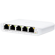 UBIQUITI UniFi Комутатор Flex Mini, 5 port, (4) GbE, (1) GbE PoE input port for power
