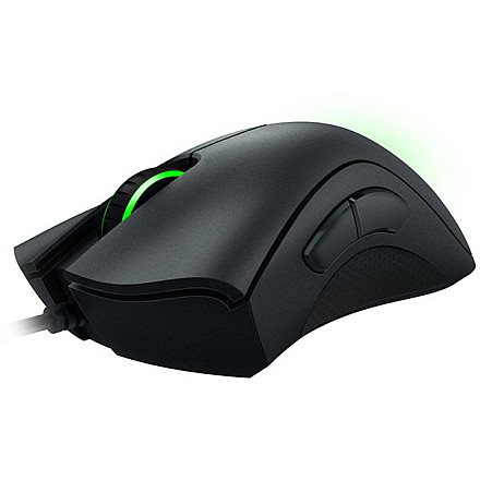 Razer DeathAdder Essential, Gaming Mouse, True 6 400 DPI optical sensor, Ergonomic Form Factor, Mechanical Mouse Switches with 10 million-click life cycle, 1000 Hz Ultrapolling, Single-color green lighting - 2