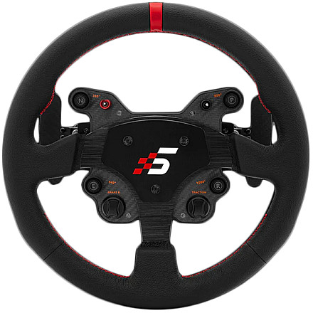 SIMAGIC Kierownica GT1 330mm R-typ, QR70, magnetyczne łopatki, skóra, S209 - 1