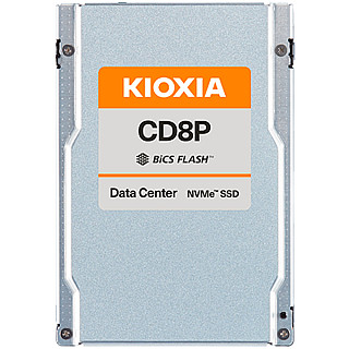 SSD Data Center Read Intensive KIOXIA CD8P-R 15.36TB PCIe Gen5 Single-port (128GT/s) NVMe 2.0, BiCS Flash TLC, 2.5" 15mm U.2, Read/Write: 12000/5500 MBps, IOPS 2000K/200K, DWPD 1