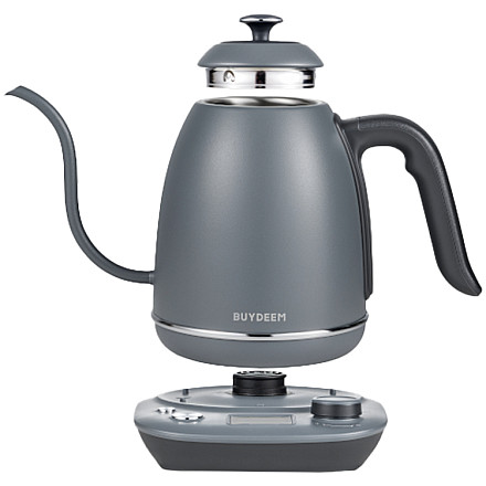 BUYDEEM Czajnik typu Gooseneck з з регулюванням temperatury, K821, Ink Grey, EU - 2