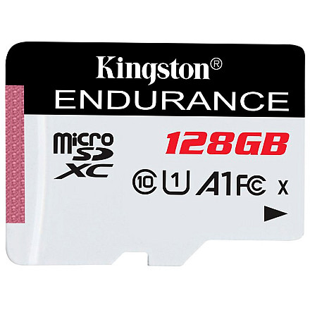 Kingston 128GB microSDXC Endurance 95R/45W C10 A1 UHS-I Card Only - 1