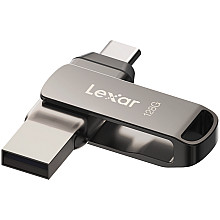 LEXAR 128GB Dual Type-C and Type-A USB 3.1 flash drive, up to 130MB/s read