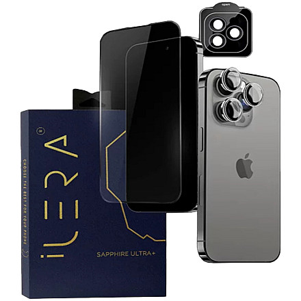 iLera Sapphire Ultra + Glass Szkło ochronne do iPhone iPhone 16 Pro Max - 1