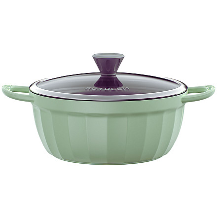 BUYDEEM Garnek emaliowany 4,5L CP152 Cozy Greenish - 1