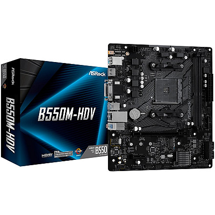 ASROCK B550M-HDV mATX AM4 DDR4 - 1
