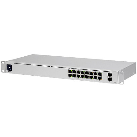 UBIQUITI UniFi Switch USW-16-PoE, 16 port Layer 2, (8) GbE PoE+, (8) GbE, 2 x 1G SFP, 42W - 1
