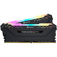CORSAIR DDR4, 3200MHz 32GB 2x16GB Dimm, 16-20-20-38, XMP 2.0, Vengeance RGB Pro black Heatspreader, RGB LED, Black PCB, 1.35V