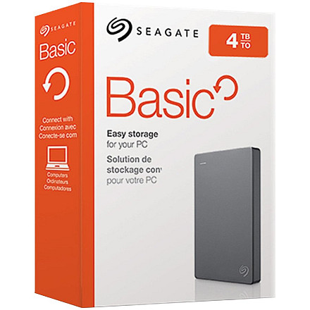 SEAGATE Dysk zewnętrzny Basic (2.5", 4TB, USB 3.0) - 1