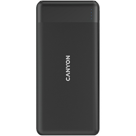 CANYON Powerbank PB-109 10000 mAh PD 18W QC 3.0 20W Czarny - 1