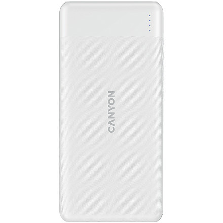 CANYON Powerbank PB-109 10000 mAh PD 18W QC 3.0 20W Biały - 1
