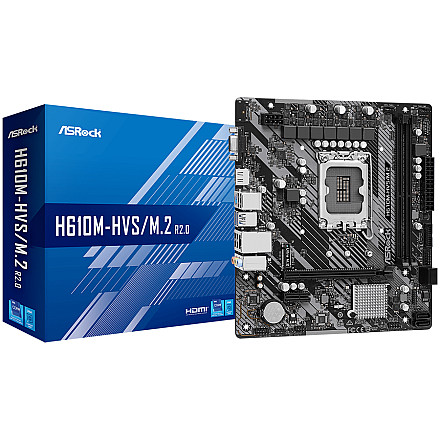 ASROCK H610M-HVS/M.2 R2.0 mATX LGA1700 DDR4 - 1