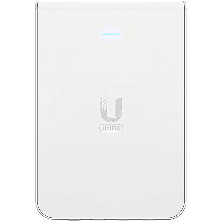 UBIQUITI UniFi U6 Access Point, In-Wall, Wi-Fi 6 AX5400 5x GE - 1