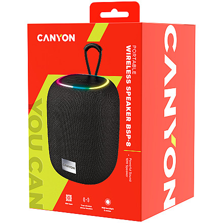CANYON Динамік Bluetooth BSP-8 10W чорний - 2