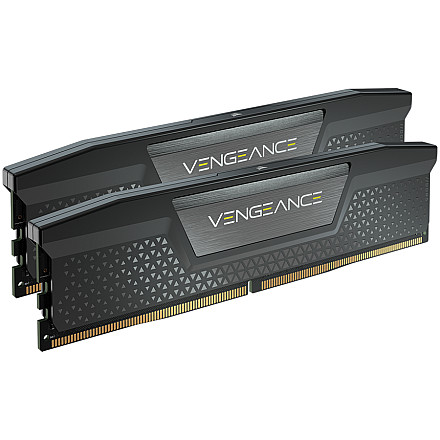 CORSAIR DDR5, 5600MT/s 48GB 2x24GB DIMM, 40-40-40-77, XMP 3.0, VENGEANCE DDR5 Black Heatspreader, 1.25V - 1