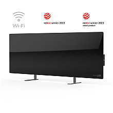 AENO GH2S Обігрівач szklany 700W Podczerwień та Konwekcja App чорний