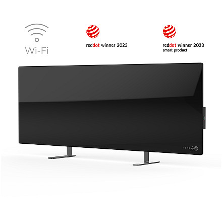AENO GH2S Обігрівач szklany 700W Podczerwień та Konwekcja App чорний - 1