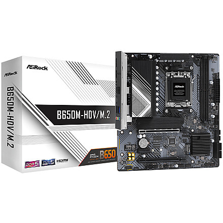 ASROCK B650M-HDV/M.2 mATX AM5 DDR5 - 1