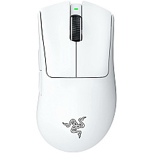 RAZER Mysz Gamingowa DeathAdder V3 Pro, White Edition, Ergonomic Bezprzewodowa