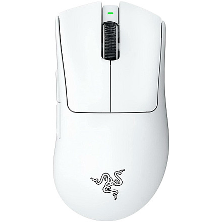 RAZER Mysz Gamingowa DeathAdder V3 Pro, White Edition, Ergonomic Bezprzewodowa - 1