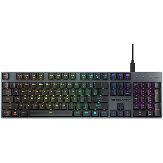COUGAR Клавіатура Ігрова Luxlim, RGB, USB, чорна